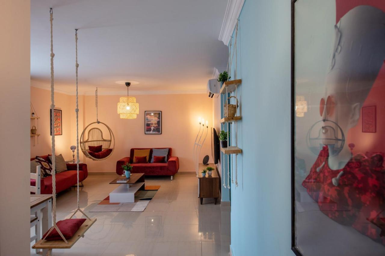 The 2Bdr Compelling Condo 5 Min To Cai Airport Kairó Kültér fotó